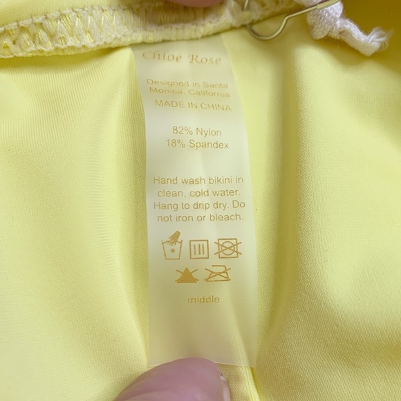 Chloe Rose Surf’s Up 1-Piece Swimsuit Yellow - Picture 9 of 12